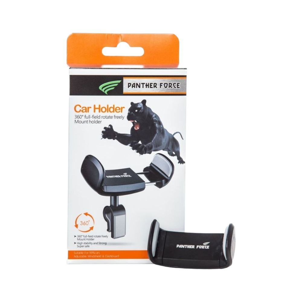Panther Force 360° Rotating Car Phone Holder - PF003 | Universal Vent & Dashboard Mount | Adjustable, Secure, & Hands-Free | Compatible with iPhone, Samsung, Google Pixel | Premium Design Panther Force 360° Rotating Car Phone Holder - PF003 | Universal Vent & Dashboard Mount | Adjustable, Secure, & Hands-Free | Compatible with iPhone, Samsung, Google Pixel | Premium Design